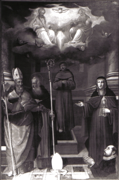Trinità e Santi (dipinto) - ambito laziale (inizio sec. XVII)