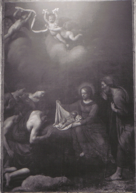 adorazione dei pastori (dipinto) di Di Mattia Alessandro (sec. XVII)