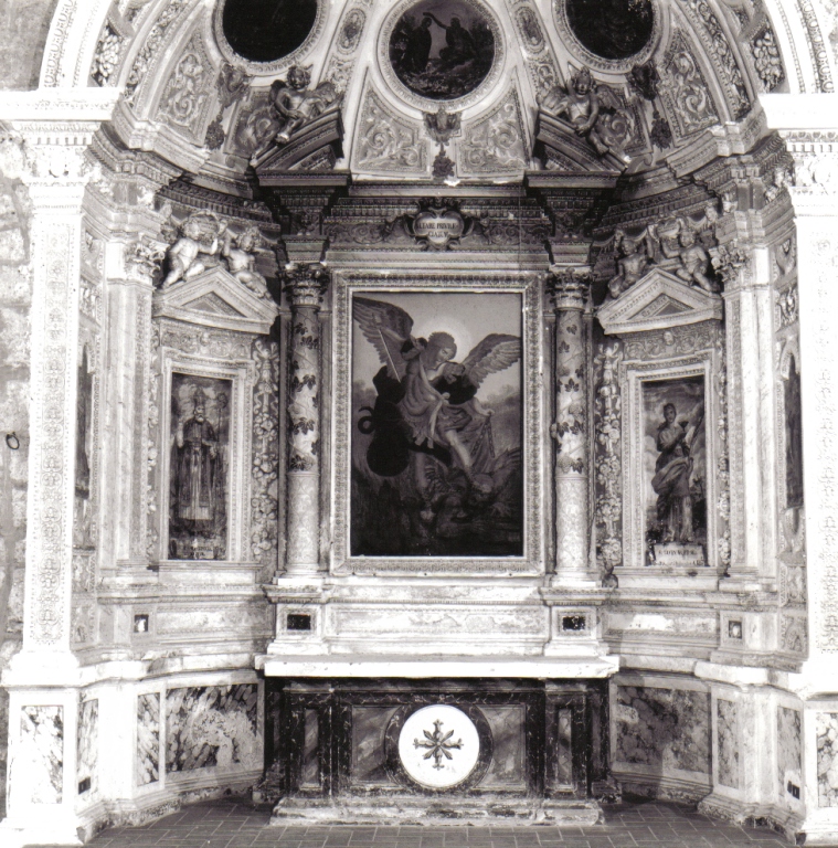 altare maggiore - ambito laziale (sec. XVII, sec. XVIII)