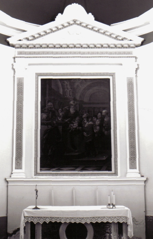 mostra architettonica d'altare - ambito viterbese (prima metà sec. XIX)