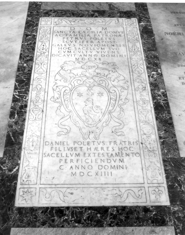 lapide - ambito romano (sec. XVII)