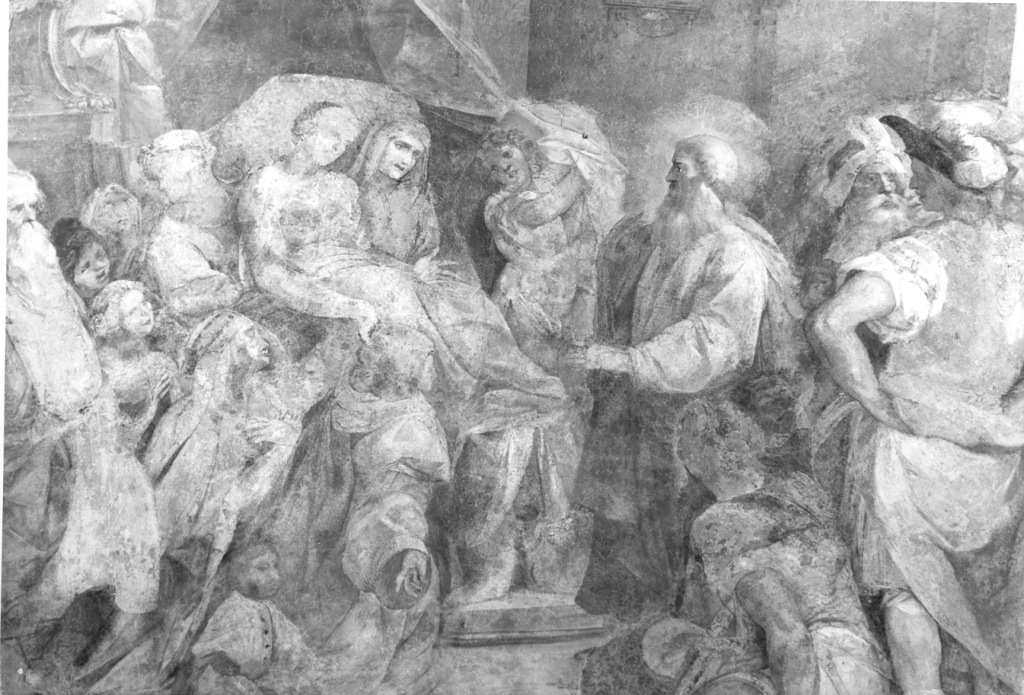 Resurrezione della figlia del re di Etiopia (dipinto) di Cesari Giuseppe detto Cavalier d'Arpino (sec. XVI)