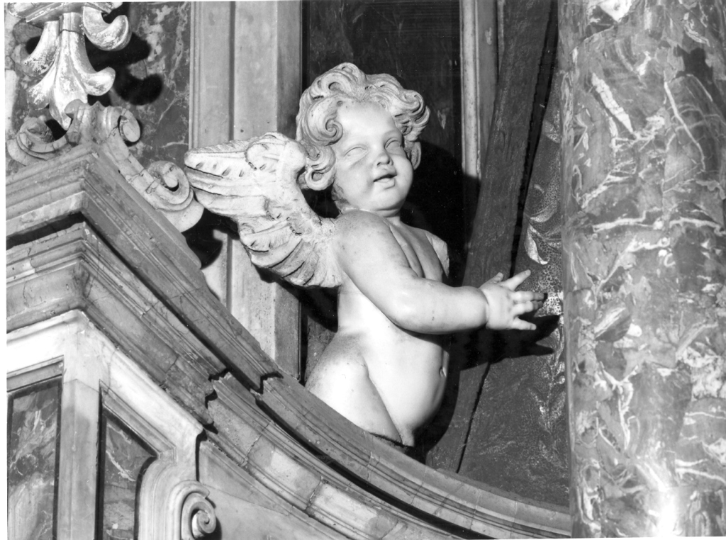 Angeli e putti (scultura) di Bricci Plautilla (seconda metà sec. XVII)