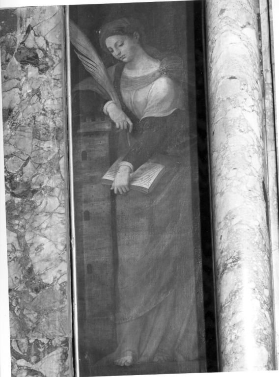 S. Barbara (dipinto) di Massei Girolamo (ultimo quarto sec. XVI)