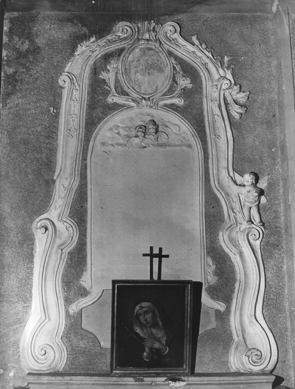 mostra di edicola - ambito laziale (sec. XVIII)