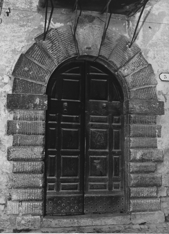 mostra di portale - ambito laziale (sec. XVI)