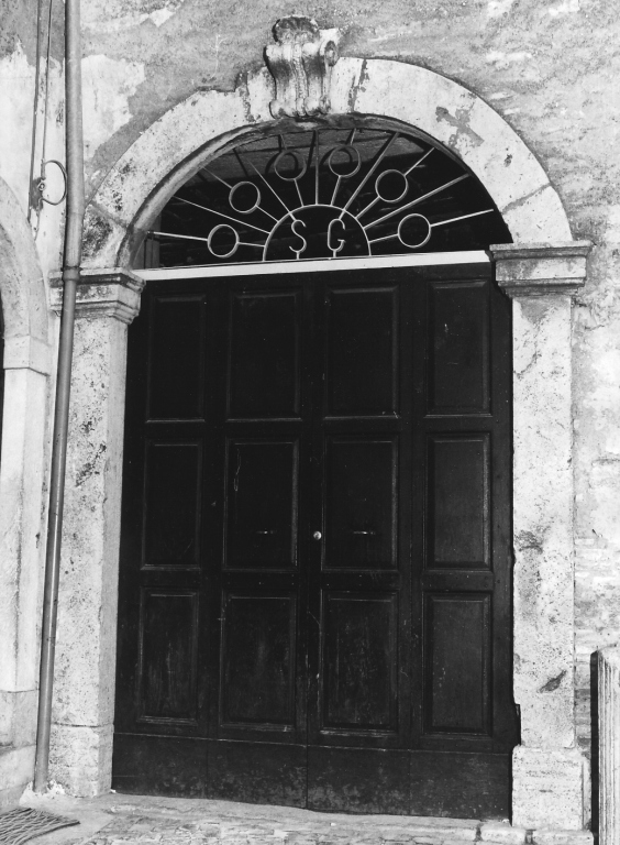 mostra di portale - ambito laziale (sec. XVI)