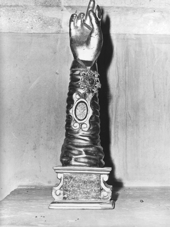 reliquiario - ambito laziale (sec. XVIII)