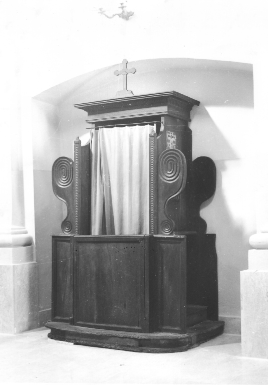 confessionale - ambito laziale (prima metà sec. XIX)