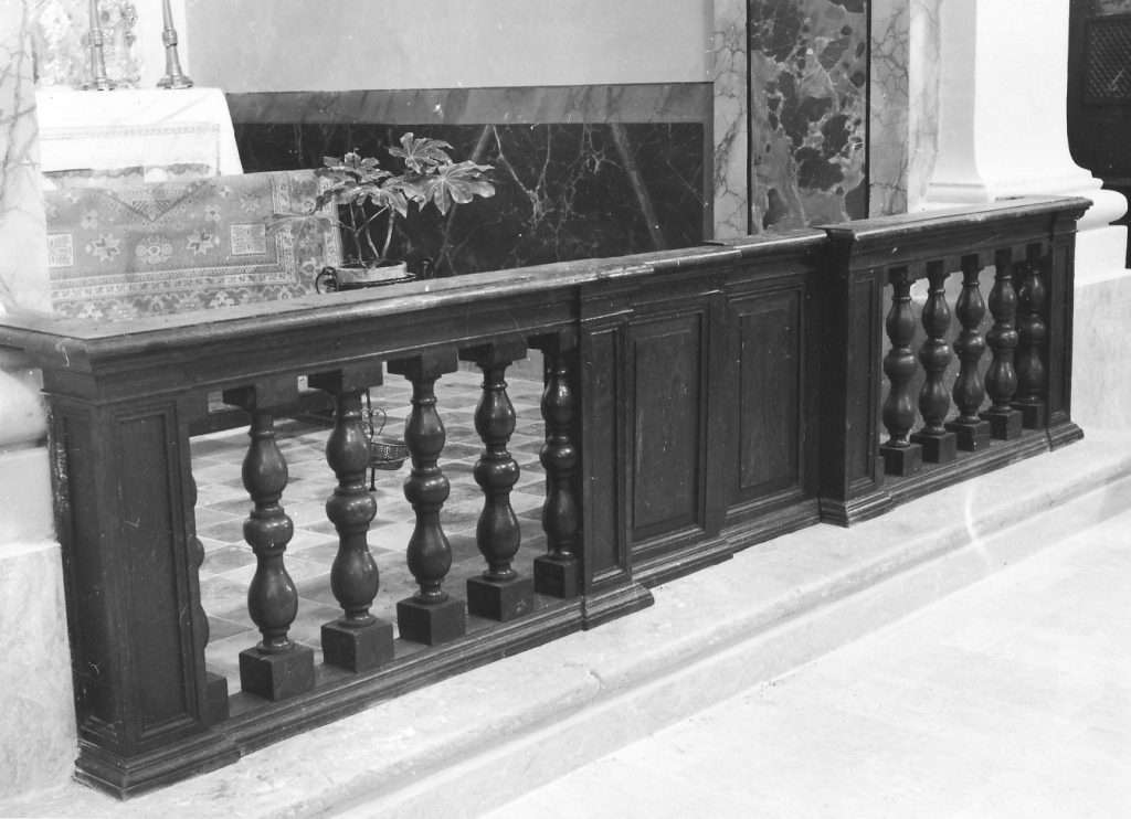 balaustrata, elemento d'insieme - ambito laziale (seconda metà sec. XIX)