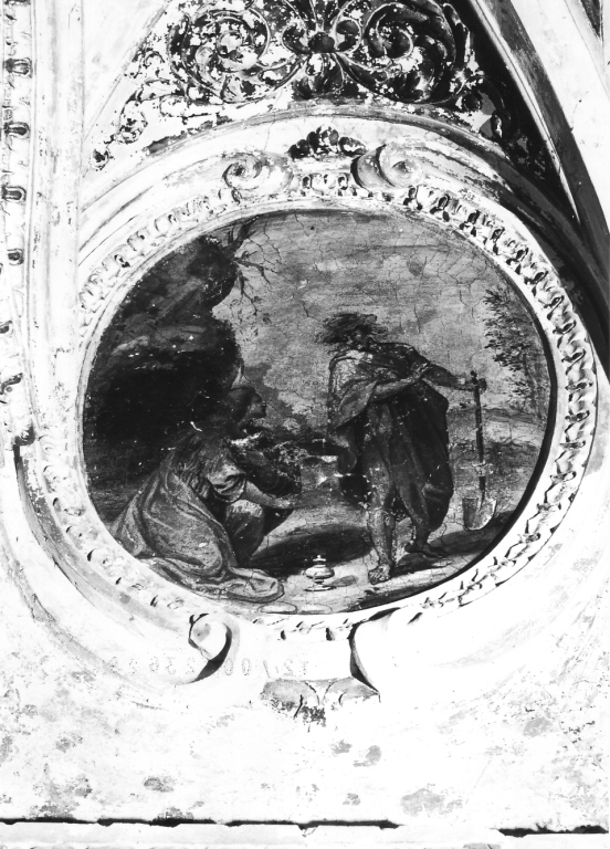 apparizione di Cristo risorto a Santa Maria Maddalena (dipinto) di Pandolfi Gian Giacomo (secc. XVI/ XVII)