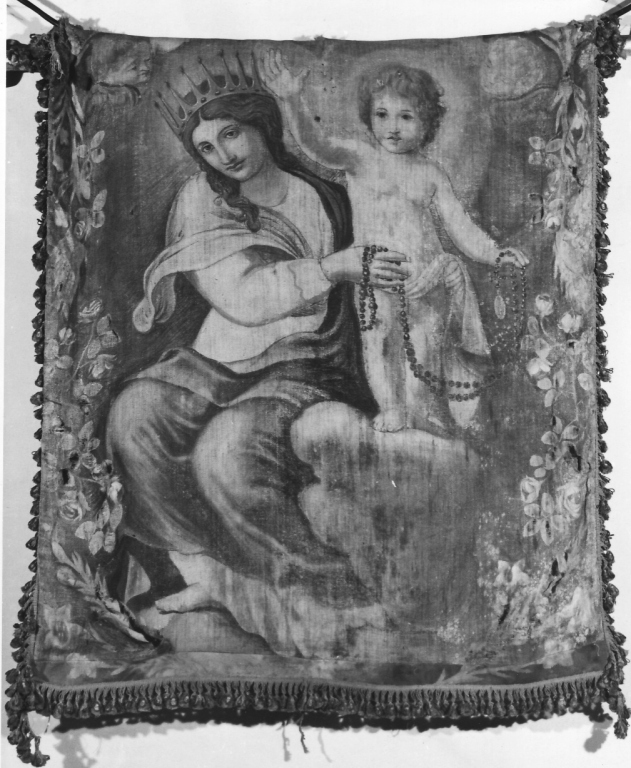 Madonna con Bambino (dipinto) - manifattura laziale (sec. XIX)