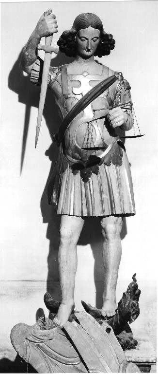 San Michele Arcangelo (statua) - ambito laziale (sec. XVIII)