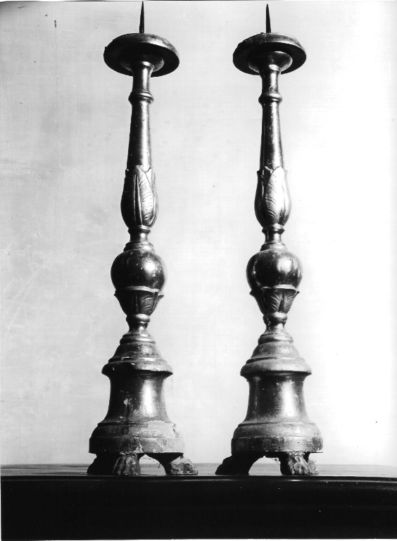 candeliere, serie - ambito laziale (sec. XIX)