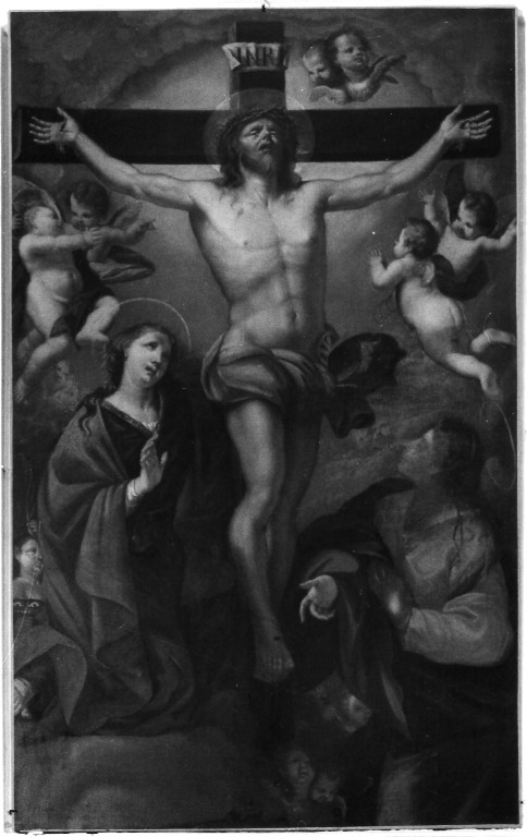 crocifissione (dipinto) - ambito lombardo (prima metà sec. XVIII)