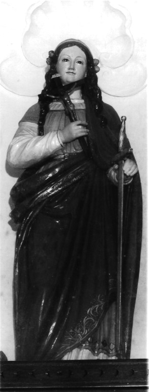 Santa Margherita da Cortona (statua processionale) - ambito laziale (prima metà sec. XVIII)