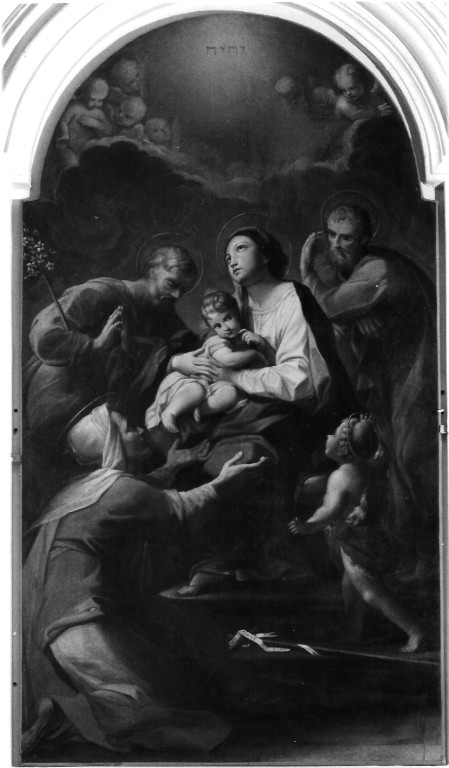 Madonna con Bambino e Santi (dipinto) di La Piccola Niccolò (attribuito) (seconda metà sec. XVIII)