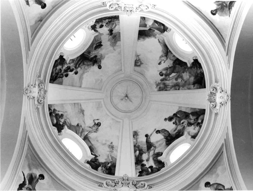 storie della vita di Gesù (dipinto, complesso decorativo) di Notari Antonio (attribuito) (ultimo quarto sec. XX)