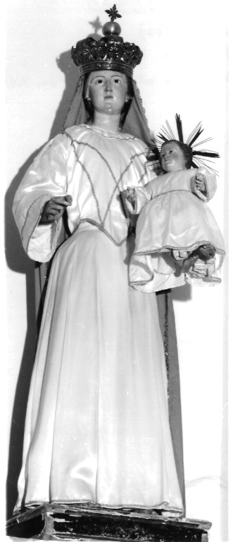 Madonna con Bambino (statua processionale) - ambito laziale (sec. XIX)