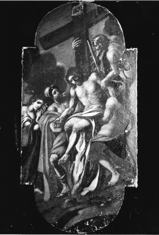 stazione XIII: Gesù deposto dalla croce (dipinto) - ambito napoletano (sec. XVIII)