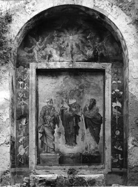 colomba dello Spirito Santo e cherubini (dipinto) di Cesari Giuseppe detto Cavalier d'Arpino (maniera) (prima metà sec. XVII)