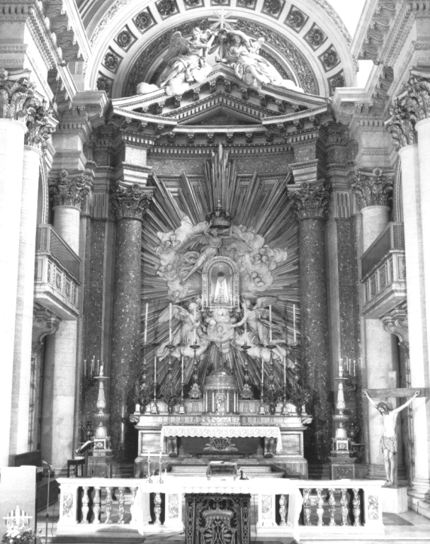 mostra architettonica d'altare di Campi Paolo, Asprucci Antonio - ambito romano (sec. XVIII, sec. XIX)