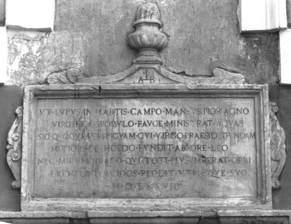 lapide documentaria - ambito romano (sec. XVI)