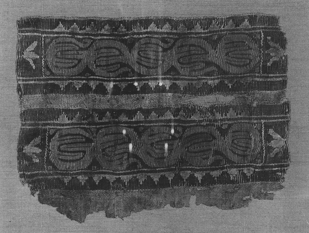 tessuto, frammento - ambito copto (secc. VII/ VIII)