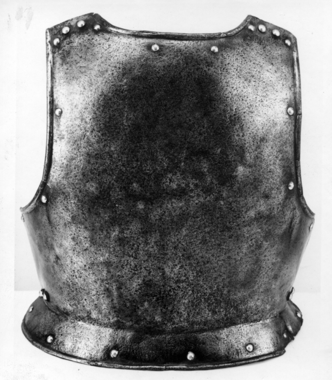 schienale - ambito dell'Europa occidentale (sec. XVII)