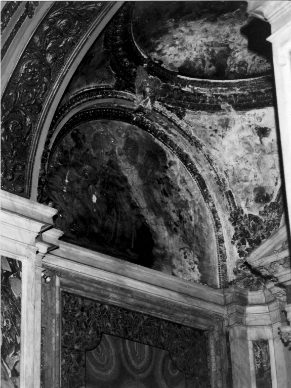 incontro di Sant'Anna e San Gioacchino alla porta aurea (dipinto) di Berrettoni Nicolò (sec. XVII)