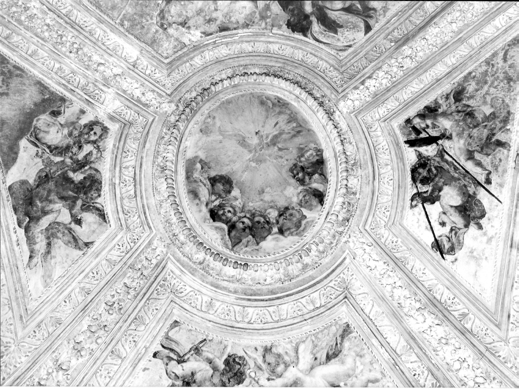 decorazione plastico-pittorica, complesso decorativo di Gaulli Giovanni Battista detto Baciccio (sec. XVII)