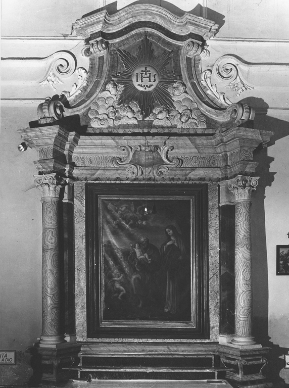 mostra d'altare - ambito Italia centrale (sec. XVIII)