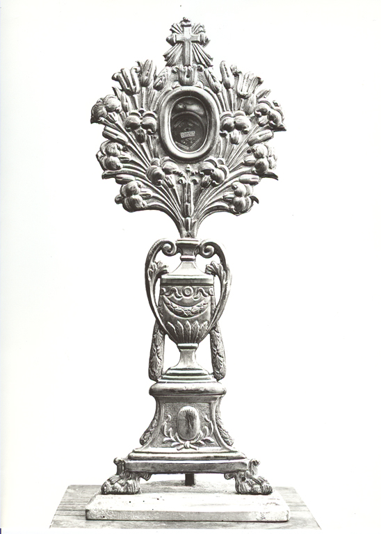 reliquiario - ambito Italia centrale (secc. XVIII/ XIX)