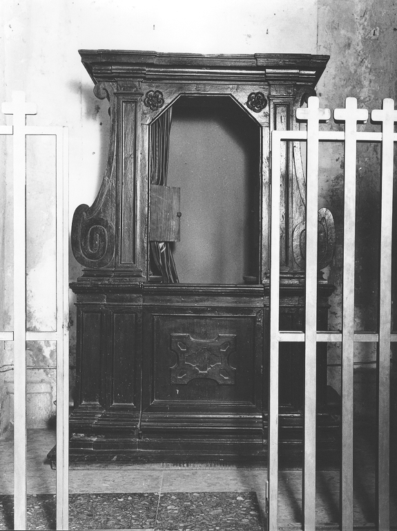 confessionale - ambito Italia centrale (sec. XVIII)