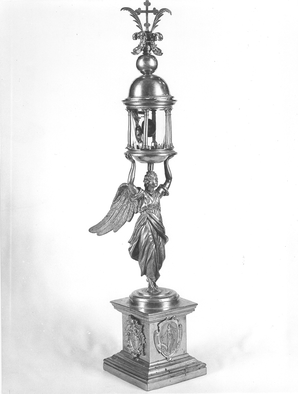 reliquiario a teca - manifattura laziale (sec. XIX)