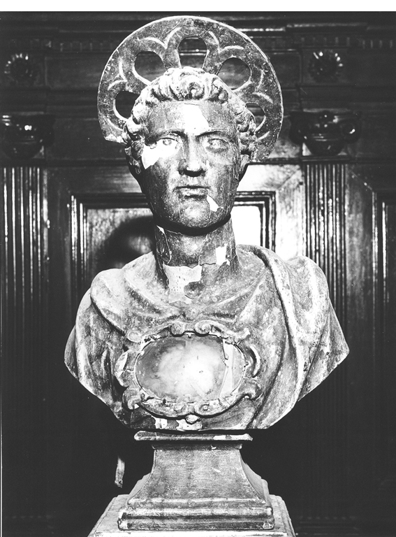 Santo (reliquiario - a busto) - ambito Italia centrale (sec. XVII)