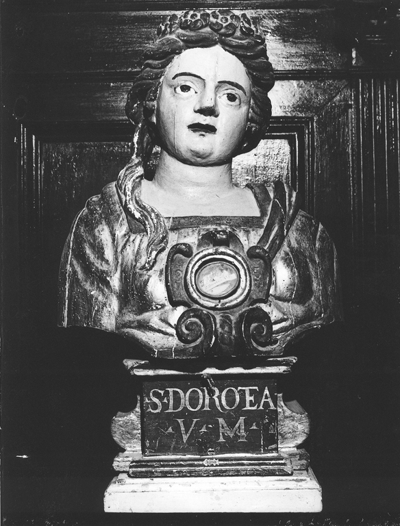 Santa (reliquiario - a busto) - ambito Italia centrale (sec. XVII)