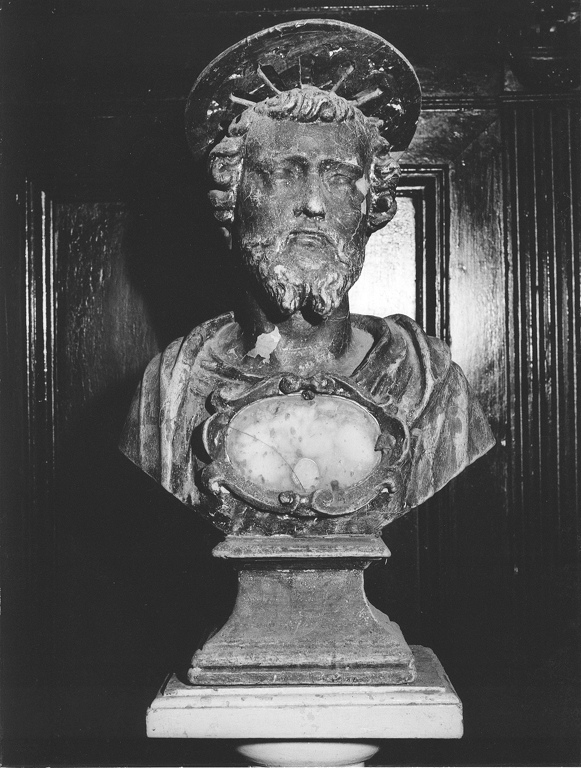 Santo (reliquiario - a busto) - ambito Italia centrale (sec. XVII)