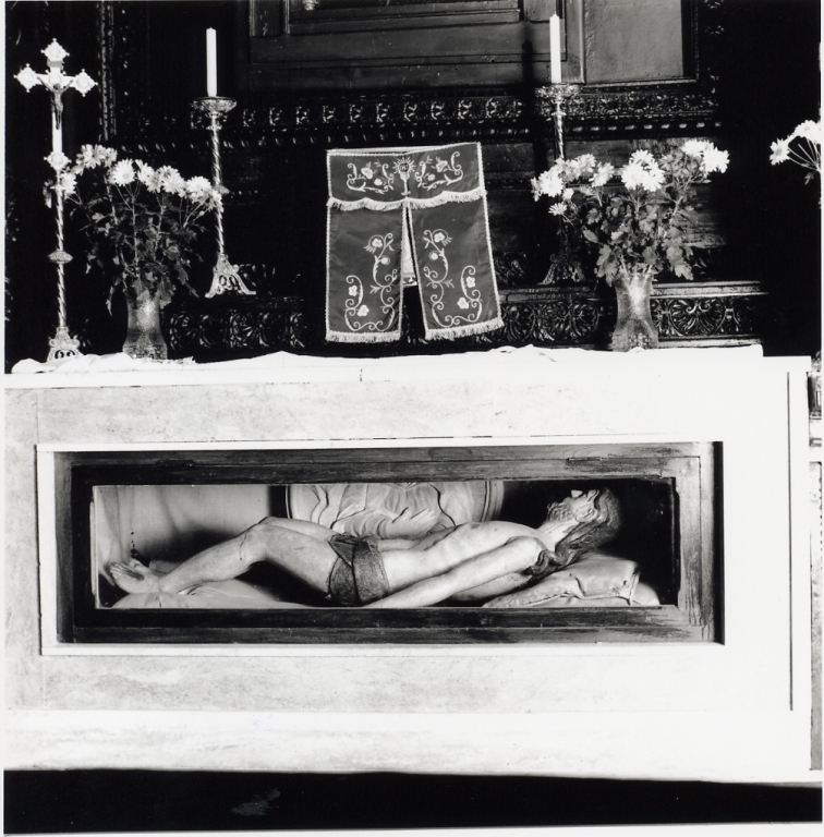 Cristo morto (statua) - bottega Italia centrale (fine sec. XVIII)