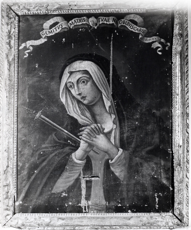 Madonna Addolorata (dipinto) - ambito Italia centrale (fine/inizio secc. XVIII/ XIX)