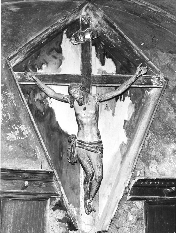 Cristo crocifisso (crocifisso) - ambito laziale (fine/inizio secc. XVII/ XVIII)