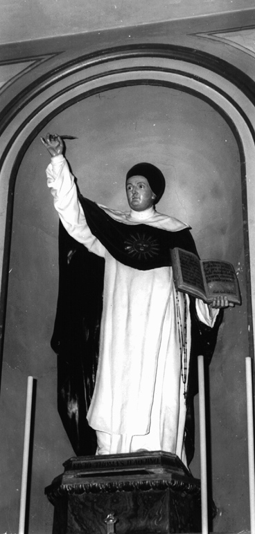 San Tommaso d'Aquino (statua) di Reccio Vincenzo (sec. XIX)