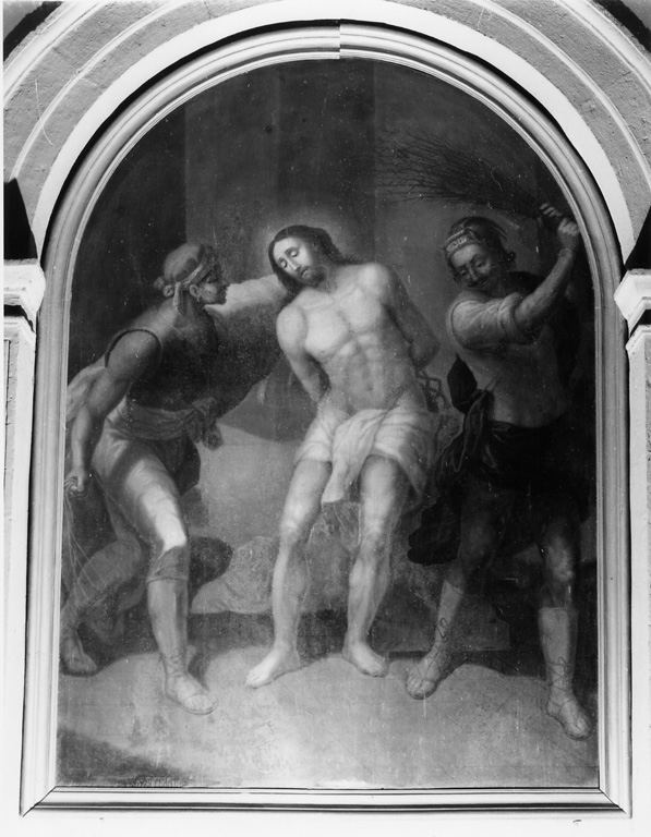 Cristo flagellato (dipinto) - ambito laziale (sec. XVII)