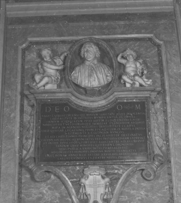 monumento funebre di Bernini Gian Lorenzo (scuola) (sec. XVII)