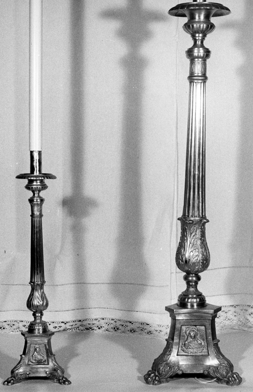 candeliere, serie - ambito napoletano (fine sec. XIX)