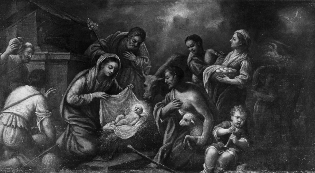 adorazione dei pastori (dipinto) - ambito Italia meridionale (fine sec. XVIII)