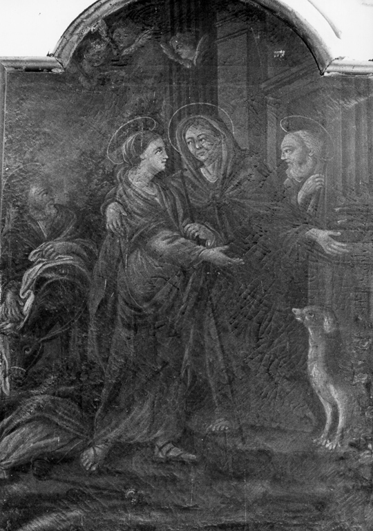 visitazione (dipinto) - ambito napoletano (fine sec. XVIII)
