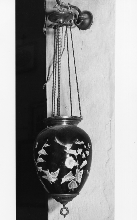 lampada ad olio - ambito napoletano (primo quarto sec. XX)