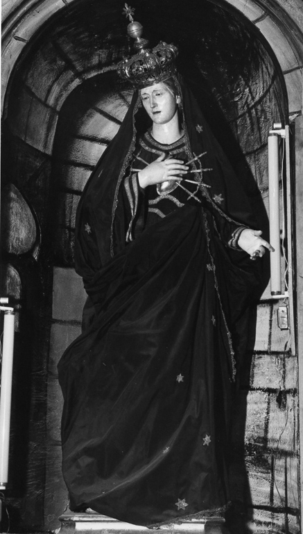 Madonna Addolorata (scultura) - ambito napoletano (fine sec. XIX)