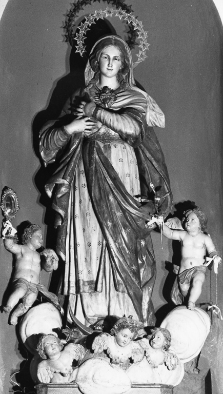 Immacolata Concezione (gruppo scultoreo) - ambito laziale (sec. XIX)